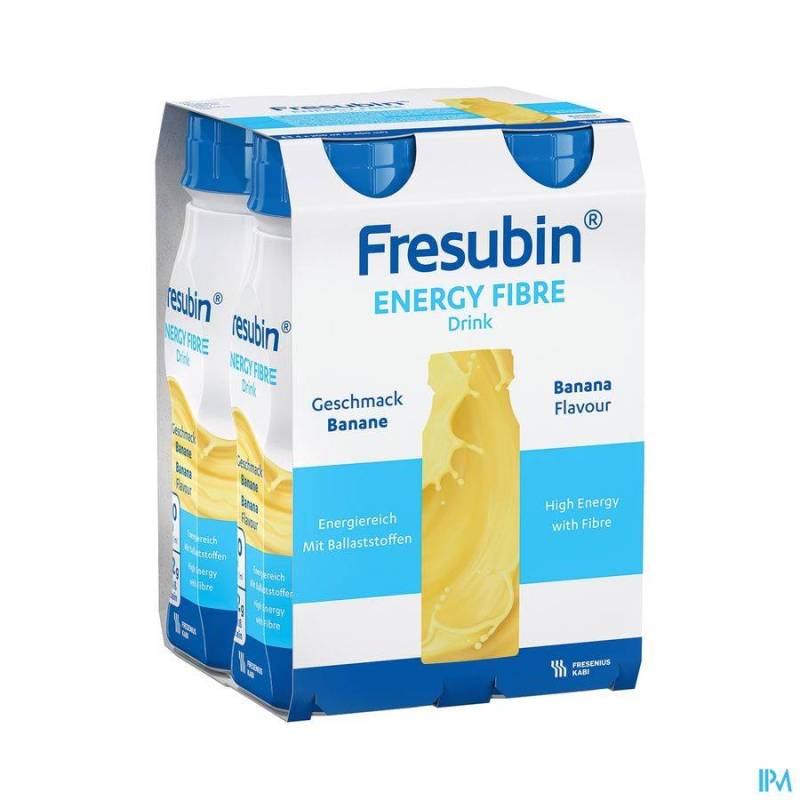 Fresubin Energy Fibre Drink Banaan 4x200ml