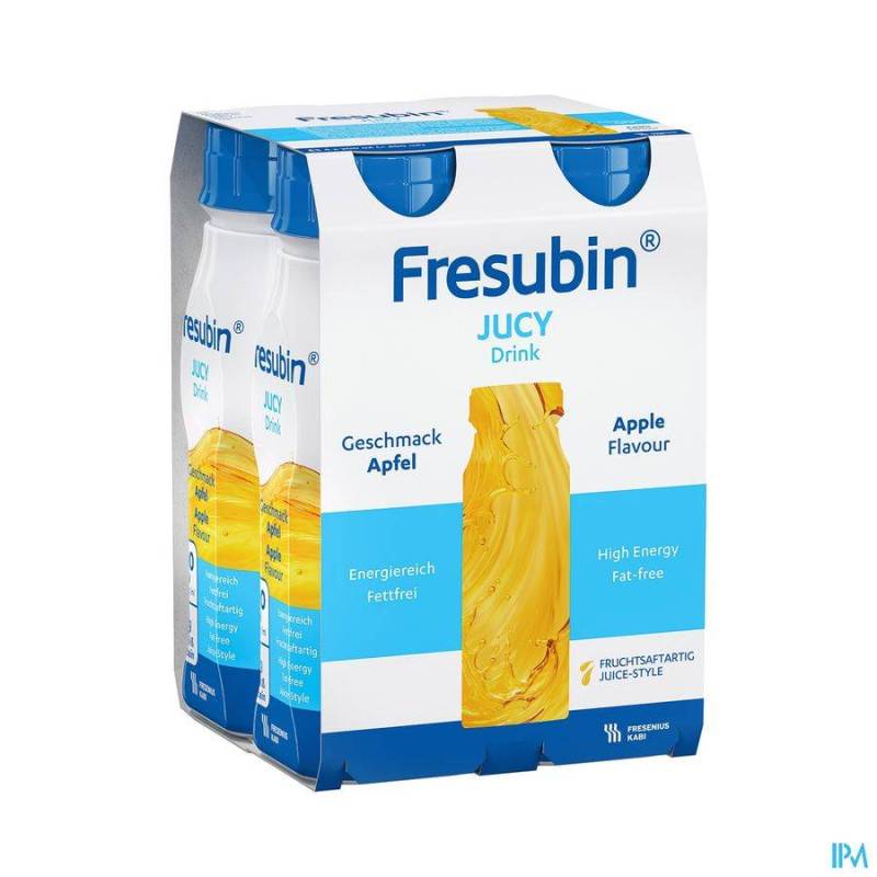 Fresubin Jucy Drink Appel Easy Bottle 4x200ml