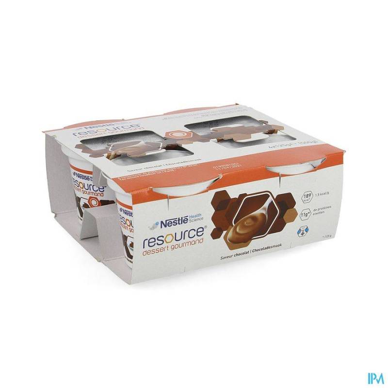 Resource Dessert Gourmand Chocol. 4x125g 12311109