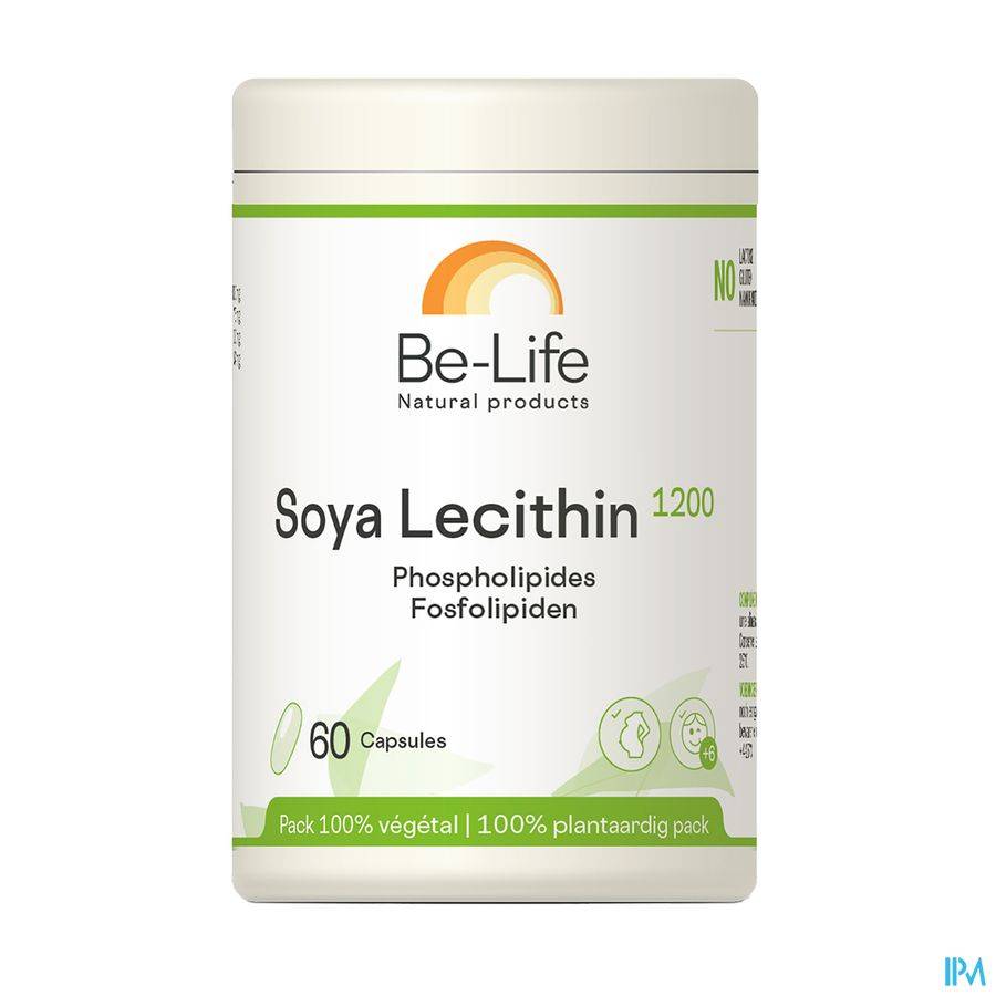 SOYA LECITHIN 1200 BE LIFE CAPS 60