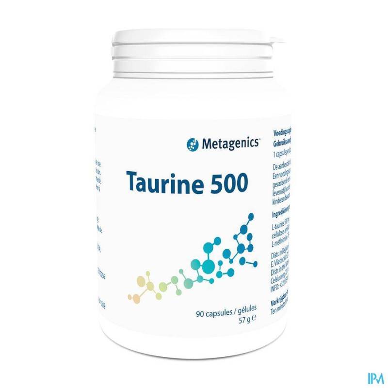 Taurine Capsules  90x 500mg Metagenics