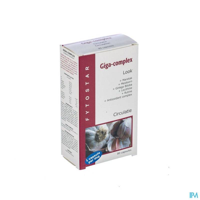 Fytostar Giga Complex Circulatie Capsules  80