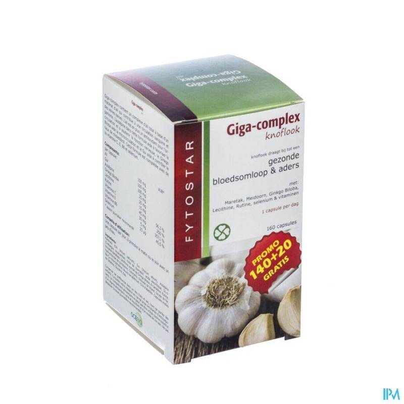 Fytostar Giga Complex Circulatie 160 Capsules