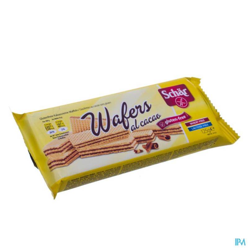 Schar Wafels Chocolade 125g 6510