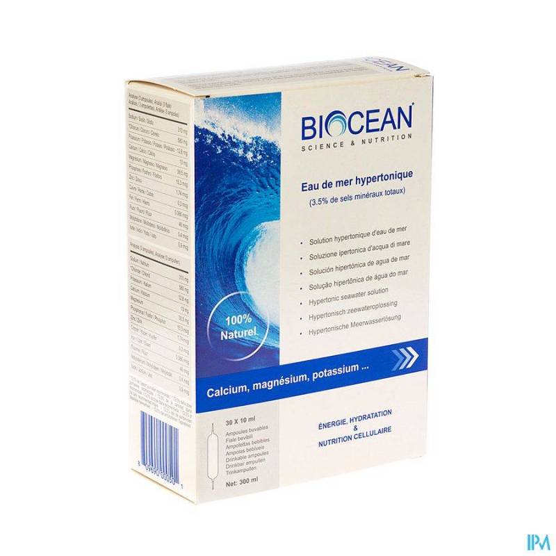 BIOCEAN HYPERTONIC QUINTON AMP 30X10ML