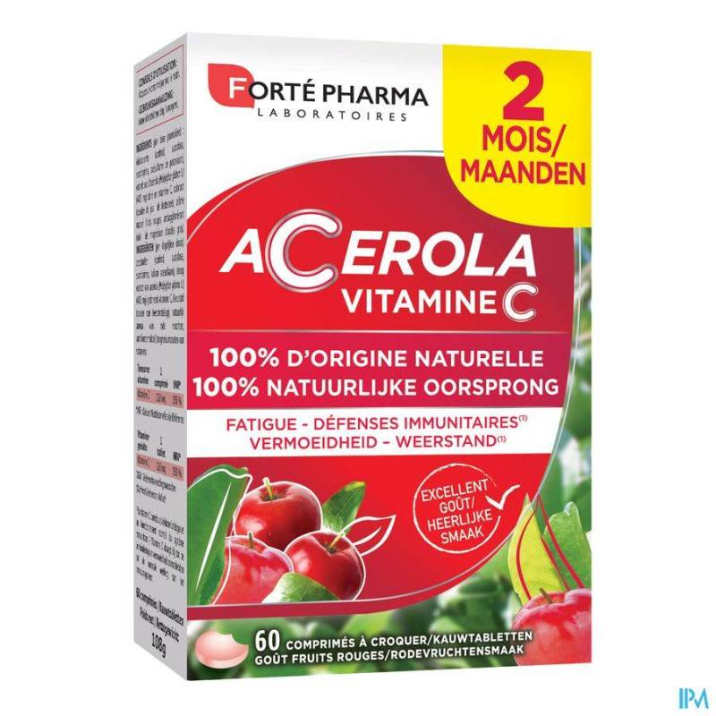 Forté Pharma Acerola Energie 60 Kauwtabletten