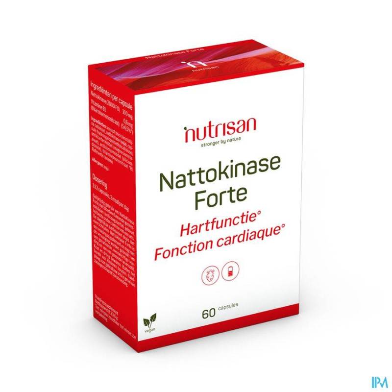 Nattokinase Forte Nf Vegetarian Capsules  60 Nutrisan