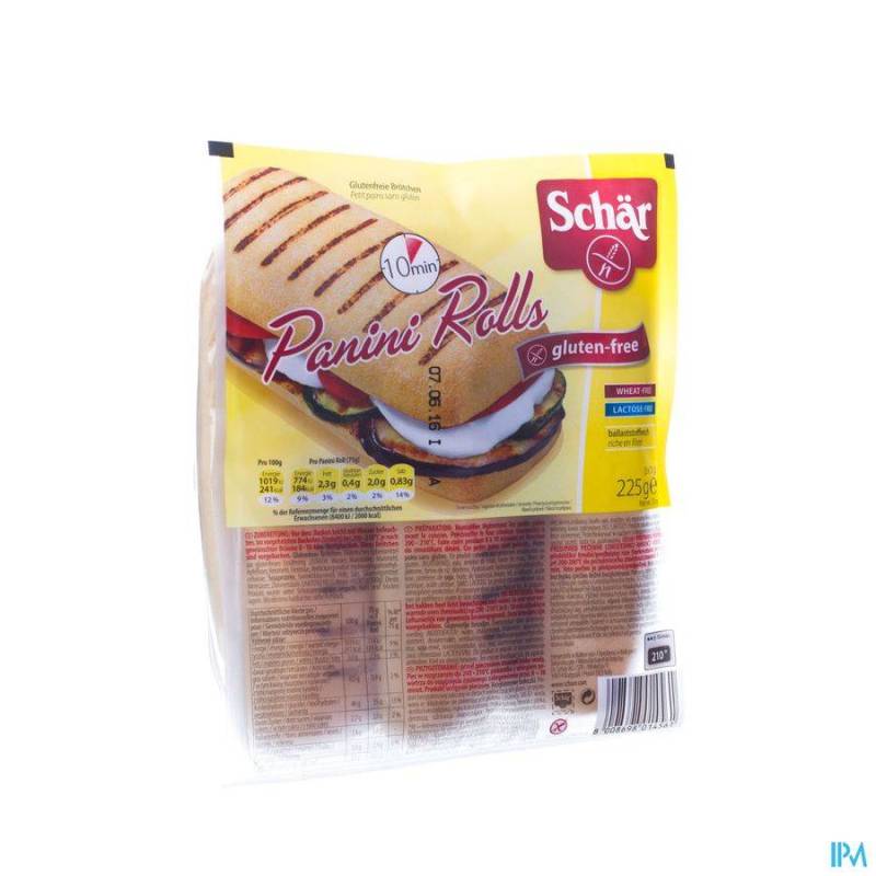 Schar Panini Rolls 225g 6974