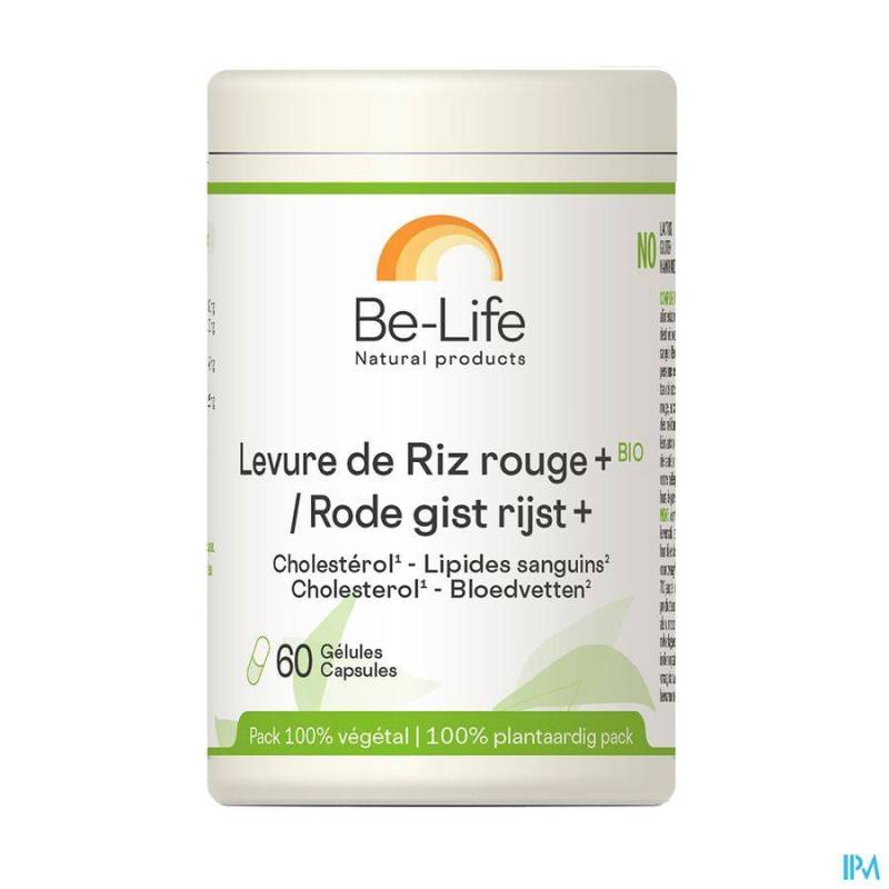 Gist Rode Rijst Bio Be Life Capsules  60