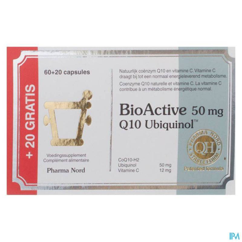 BIO ACTIVE Q10 50MG CAPS 60+20