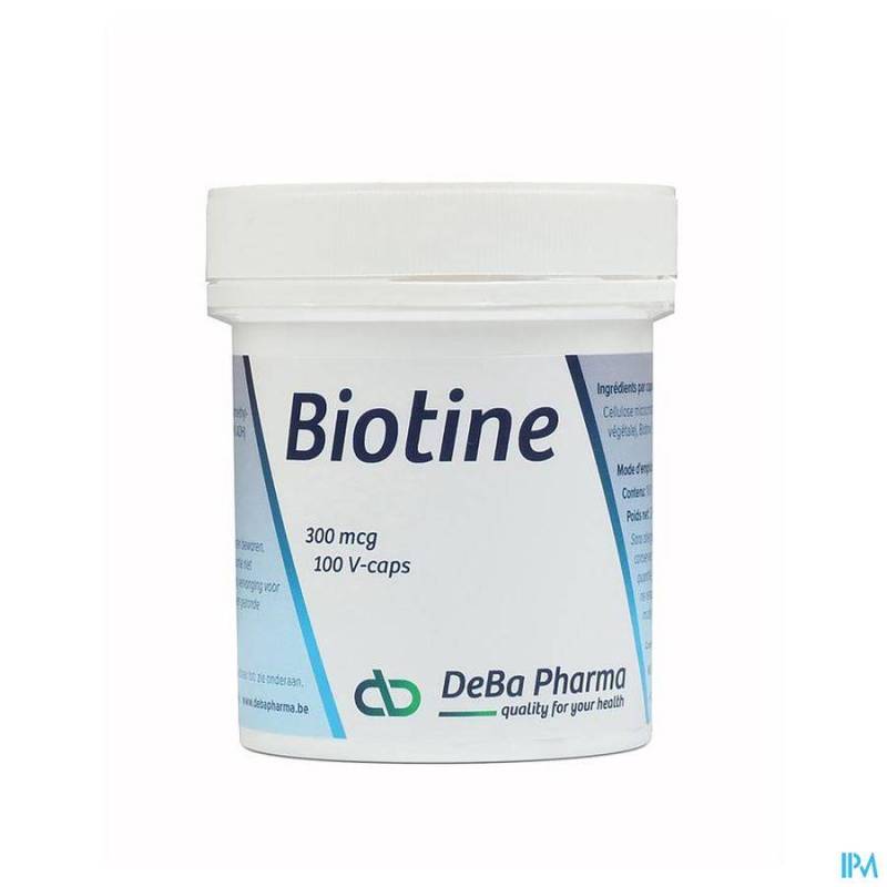 BIOTINE 300Y CAPS 100 DEBA