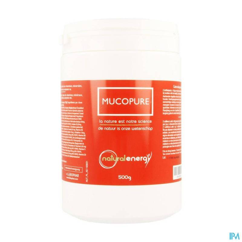 Natural Energy Mucopure Pdr 500g