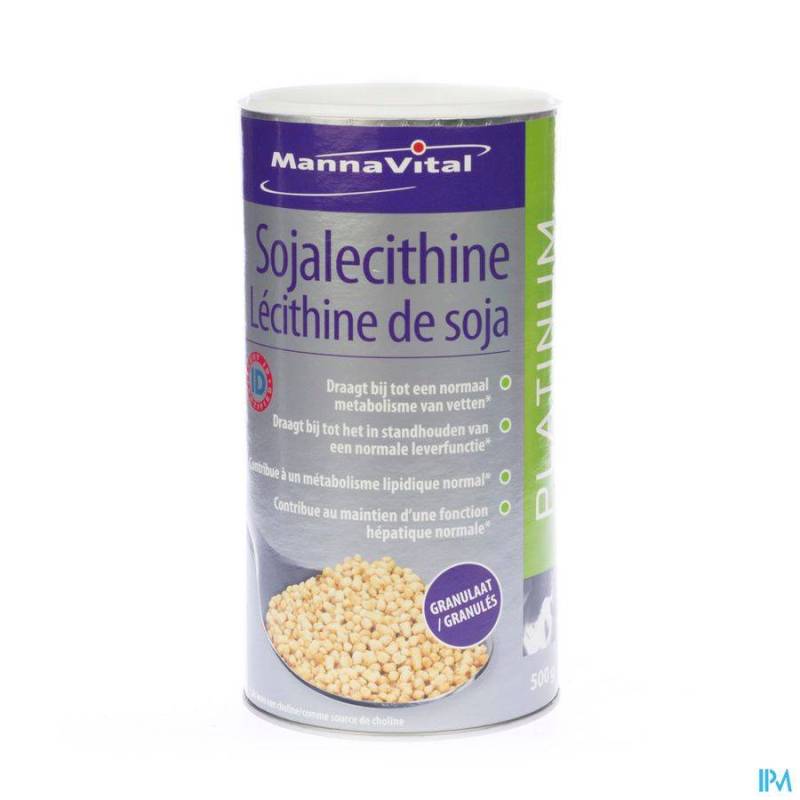 MANNAVITAL SOJA LECITHINE PLATINUM GRAN 500 GR