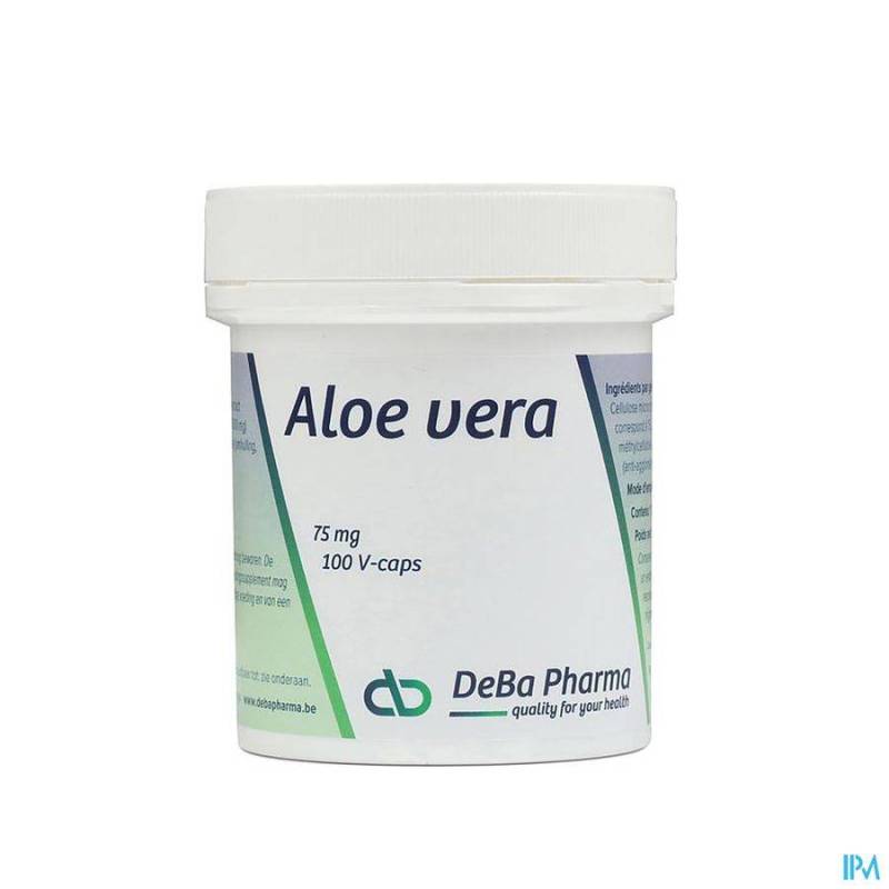 Aloe Vera 200:1 Vegetarian Capsules  100x75mg Deba