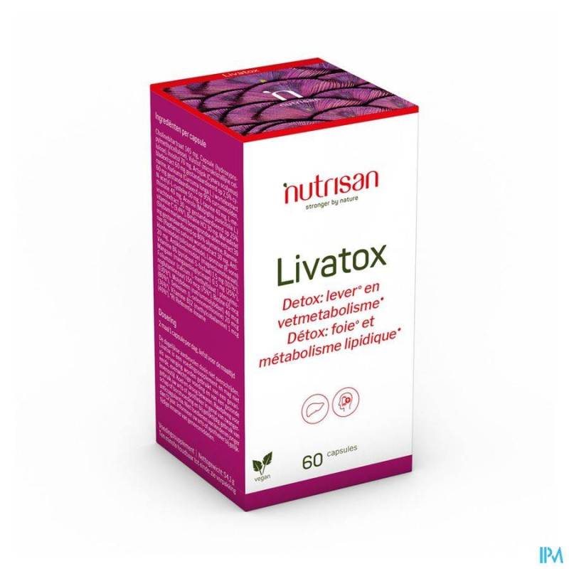 LIVATOX VEGECAPS 60 NUTRISAN