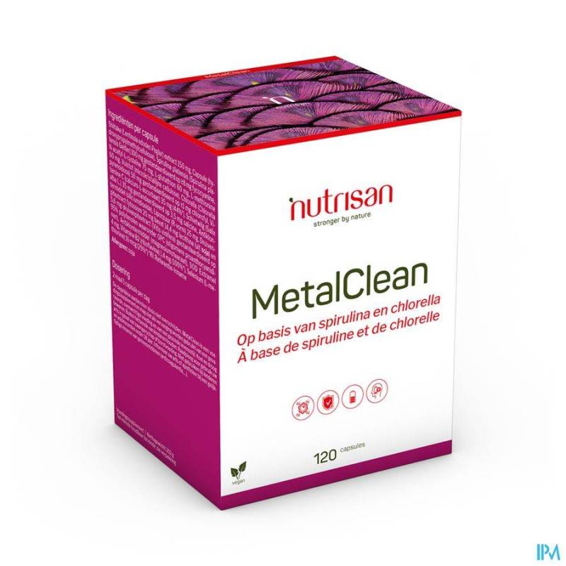 METALCLEAN V-CAPS 120 NUTRISAN