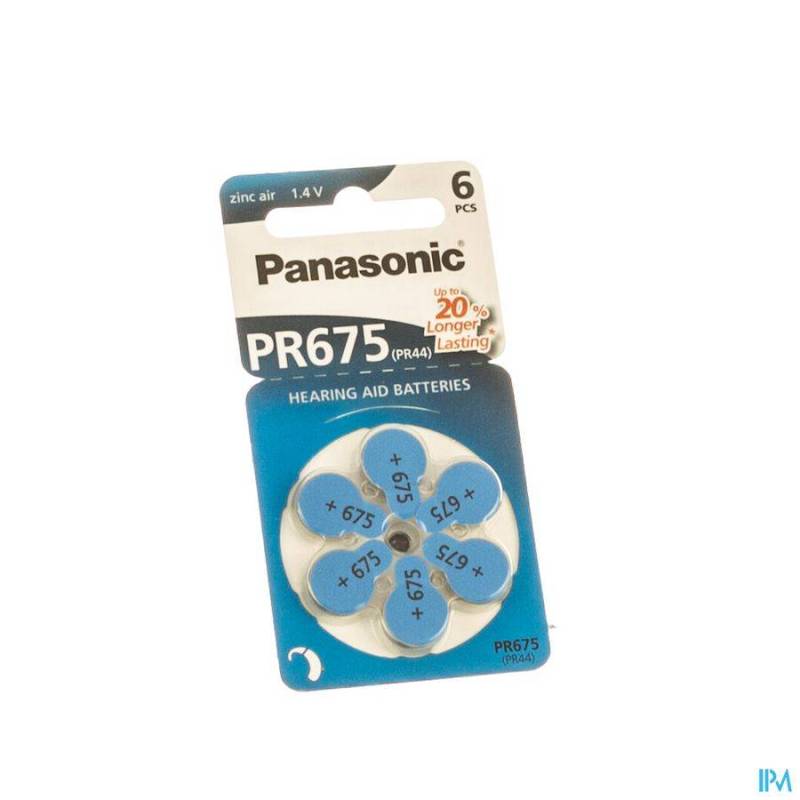 Panasonic Batterij Oorapparaat Pr 675h 6