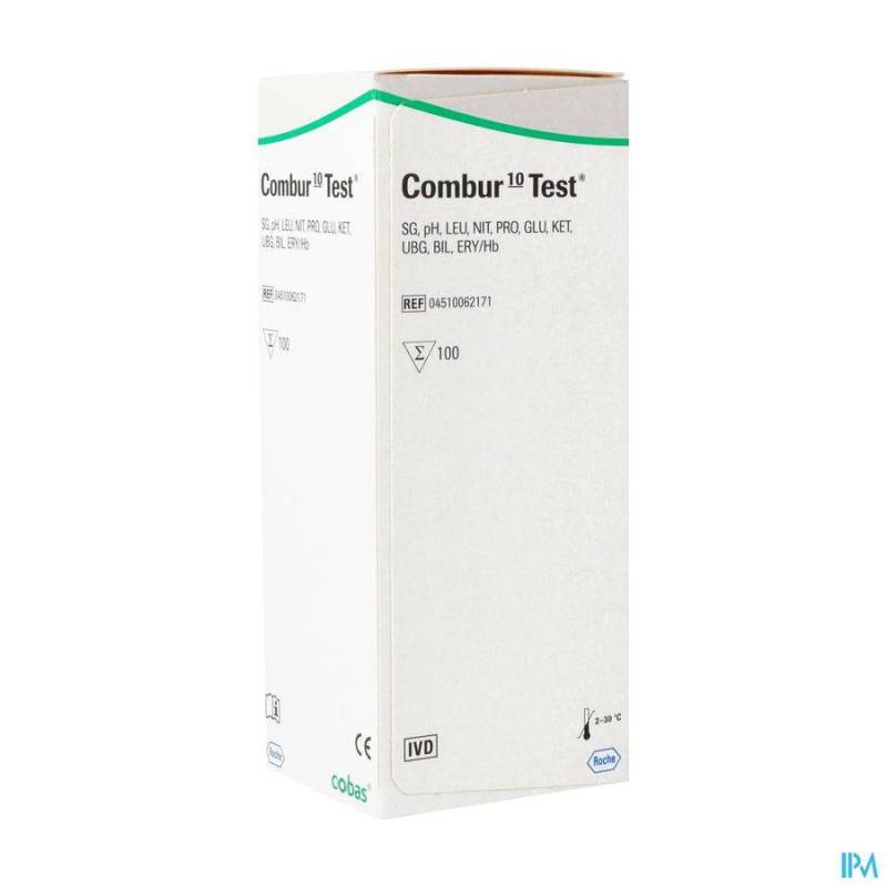 Combur 10 Test Strips 100 04510062171