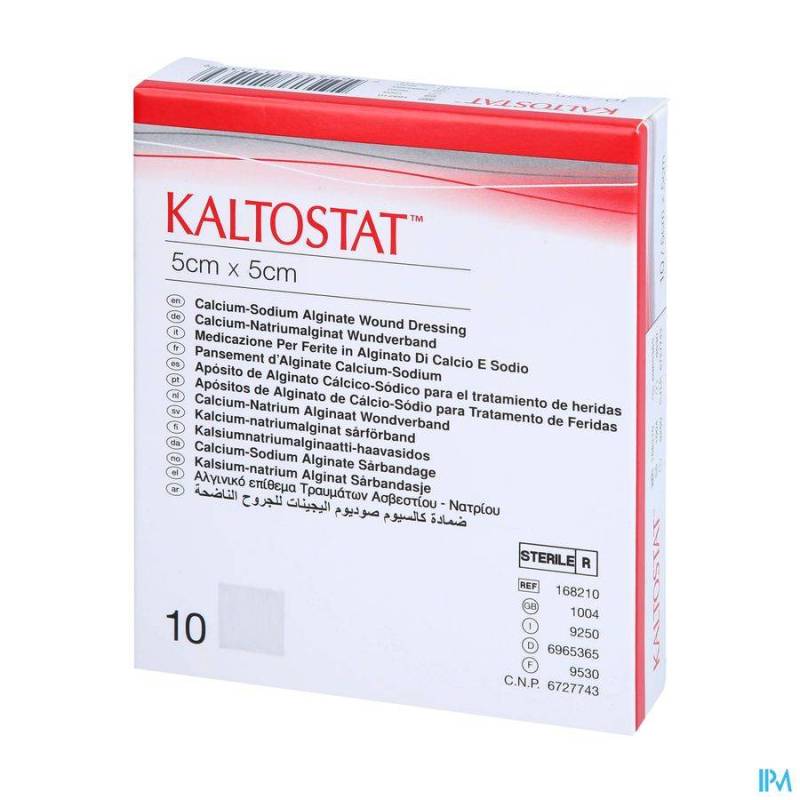 KALTOSTAT PANS 5,0X 5,0CM STER 10P