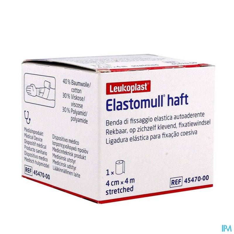 Elastomull Haft Fixatiewindel Coh. 4cmx4m 4547000