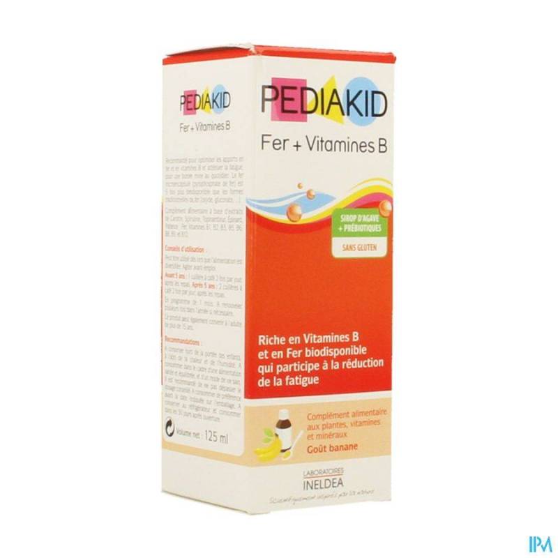 PEDIAKID FER+VIT B SOS BUV FL 125ML