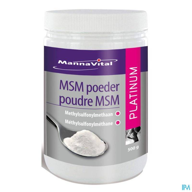 Msm Poeder Platinum 500 Gr