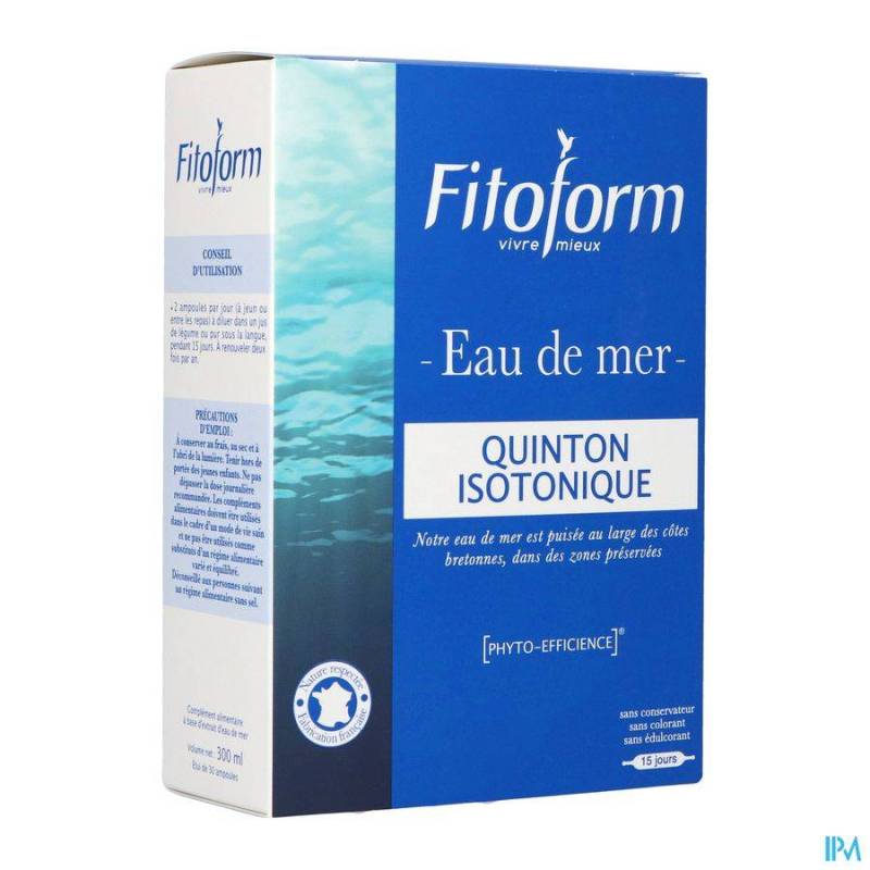 ISOTONIQUE EAU DE MER AMP 30X10ML FITOFORM