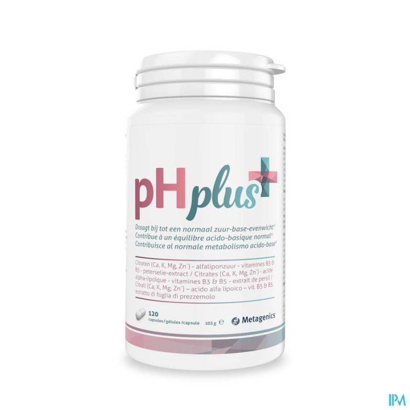 Ph Plus Pot Capsules  120 20554 Metagenics