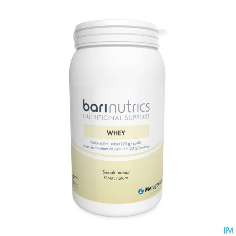 Barinutrics Whey Natuur 21 Porties