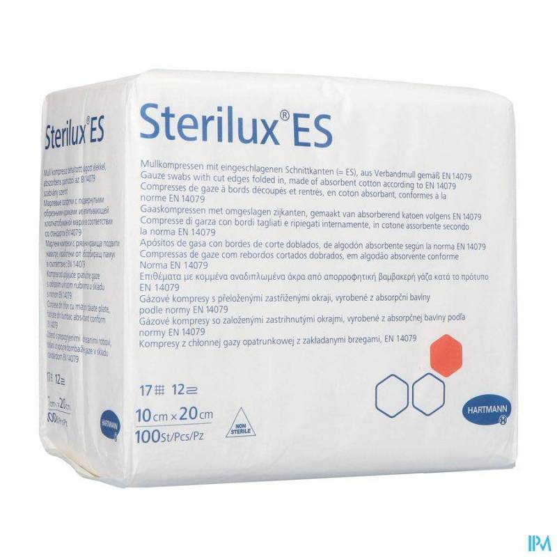 STERILUX ES CP N/ST 12PL 10,0X20,0CM 100 4188102