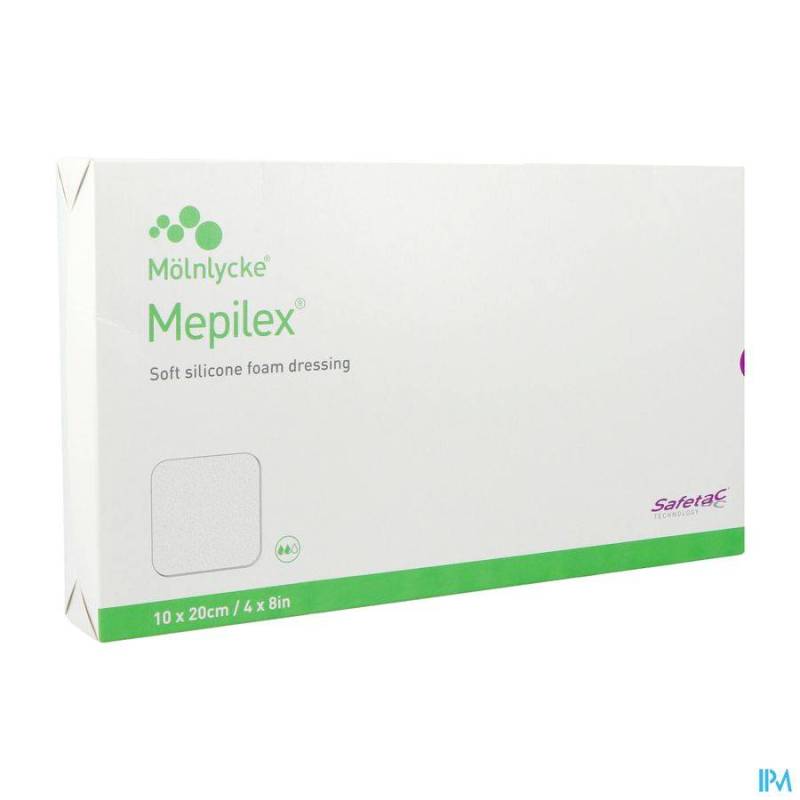 MEPILEX PANS MOUSSE SIL ABS STER 10X20CM 5 294200