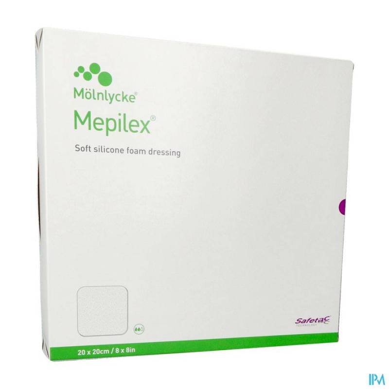 MEPILEX PANS MOUSSE SIL ABS STER 20X20CM 5 294400