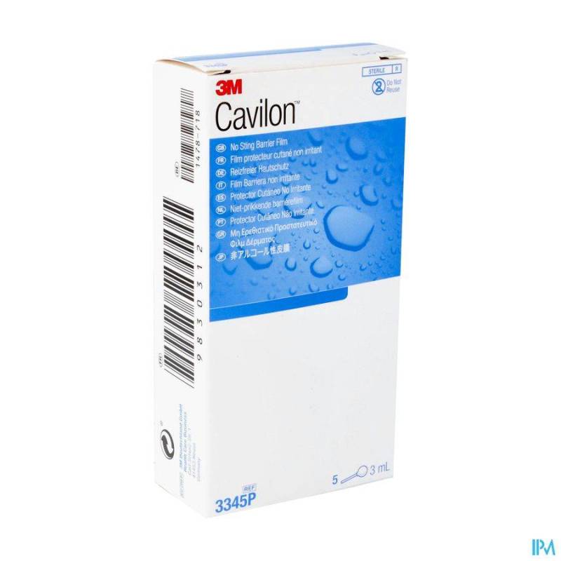 CAVILON FILM SWABS 5X3ML 3345P