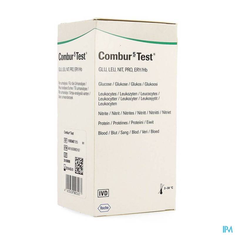 COMBUR 5 TEST STRIPS 100 11893467255