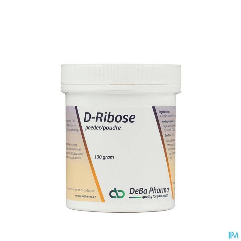 Ribose Poeder Oplosbaar 100g Deba