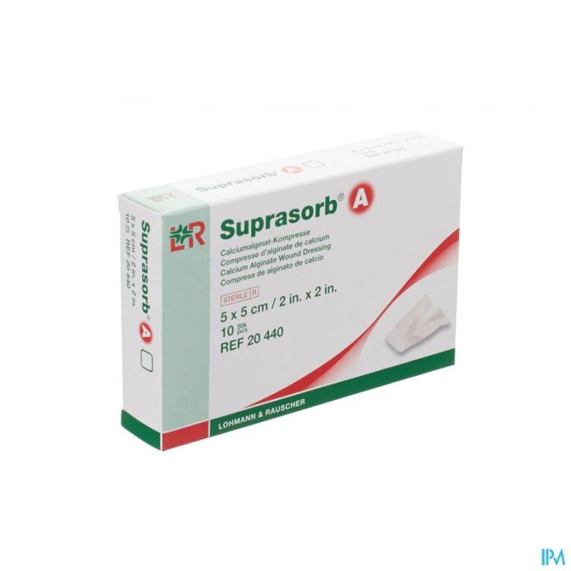 SUPRASORB A CP STERIL 5X 5CM 10 20440