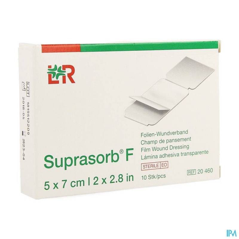 SUPRASORB F FILM CP STERIL 5X 7CM 10 20460