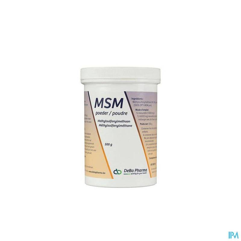 MSM PDR SOLUBLE/ OPLOSB 500G DEBA