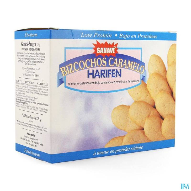 SANAVI HARIFEN BISCUIT CARAMEL 125G 4636