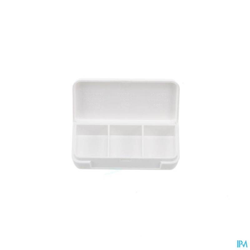 BOITE MEDICAMENTS 3 PARTS PLASTIQUE PONTOS