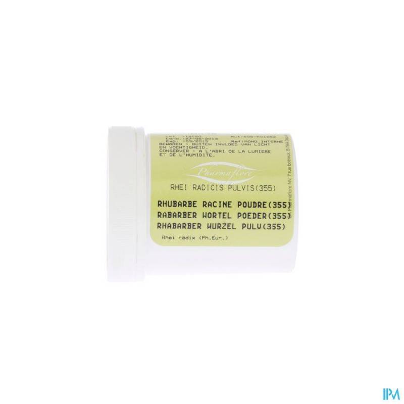 Rabarberwortel Pdr 100g Pharmafl