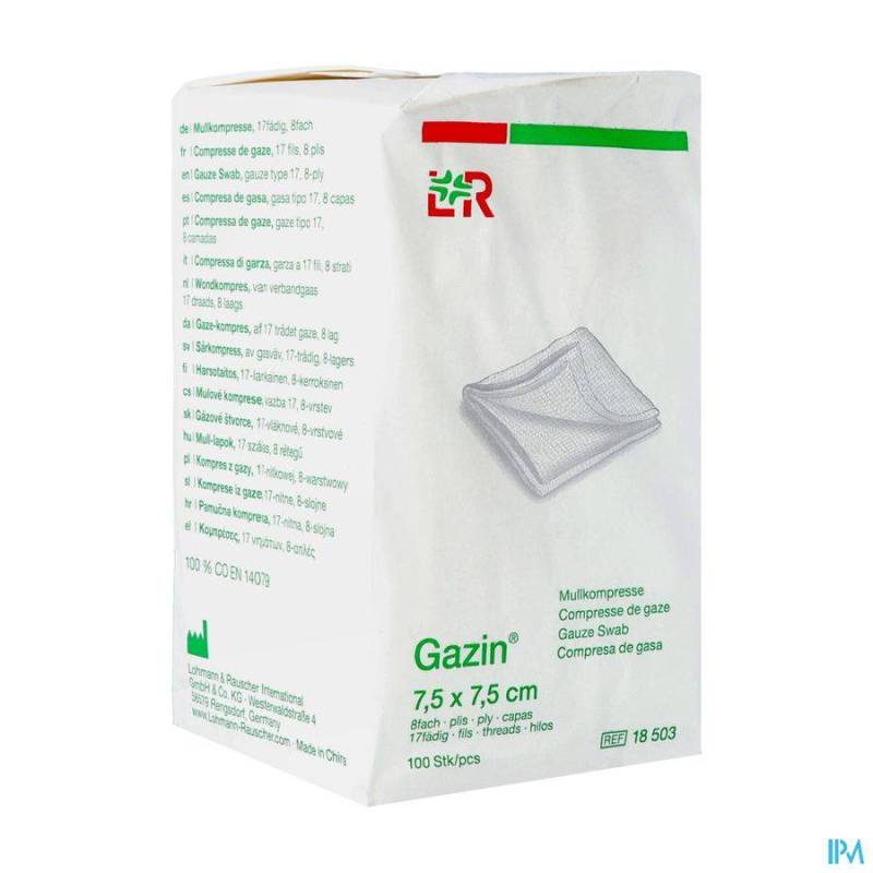 GAZIN CP N/STER 8P 7,5X 7,5CM 100 18503