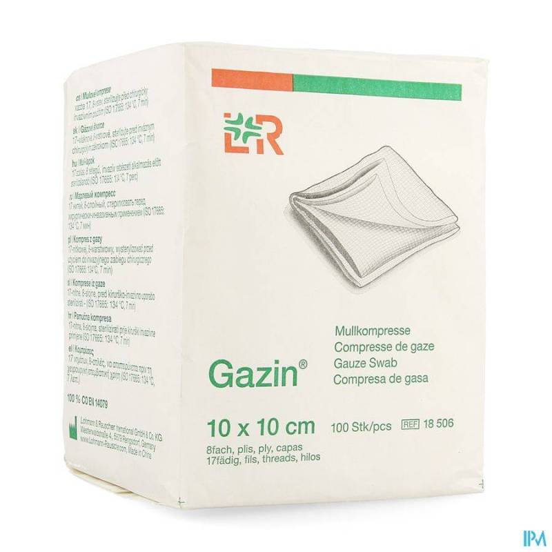 GAZIN CP N/STER 8P 10,0X10,0CM 100 18506