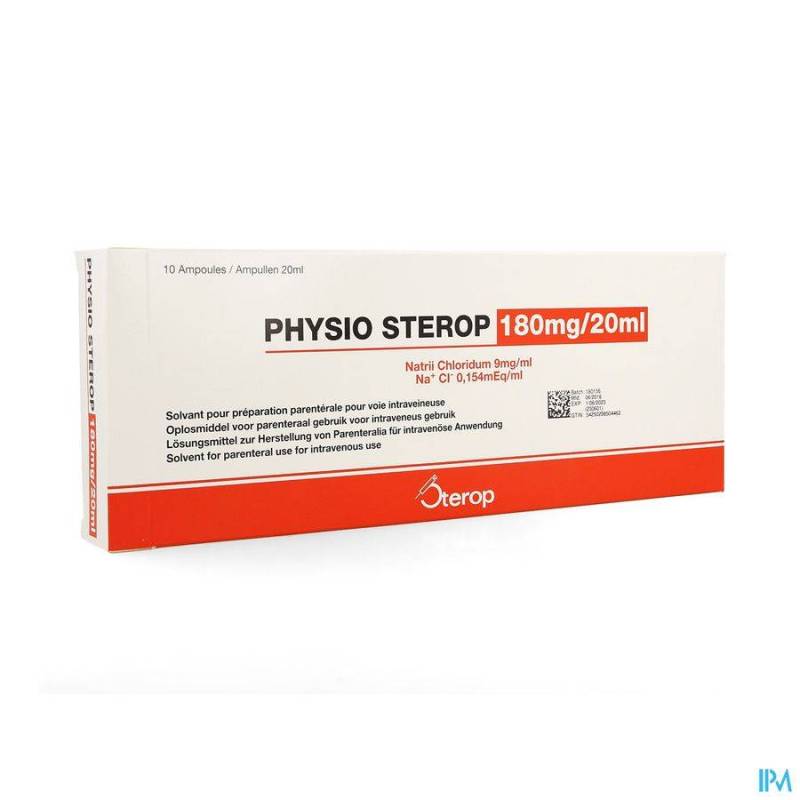 PHYSIO STEROP AMP UD 10 X 20ML