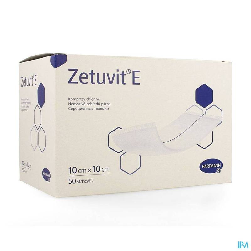 ZETUVIT E HARTM N/ST 10X10CM 50 4138602