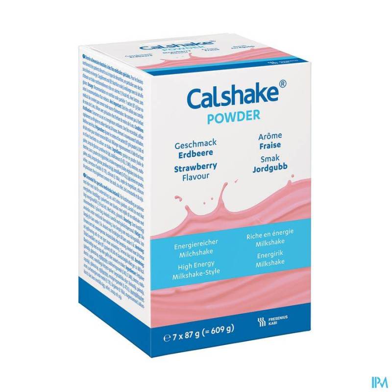 Calshake Aardbei Zakje 7x87g 7951151