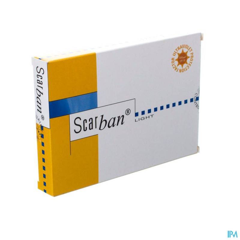 SCARBAN LIGHT BANDAGE SIL. LAV. +50ML 5X 7,5CM 2