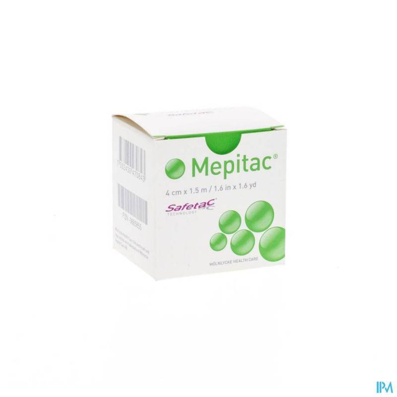 MEPITAC BANDE FIXATION ADH SIL 4CMX1,5M 1 298400