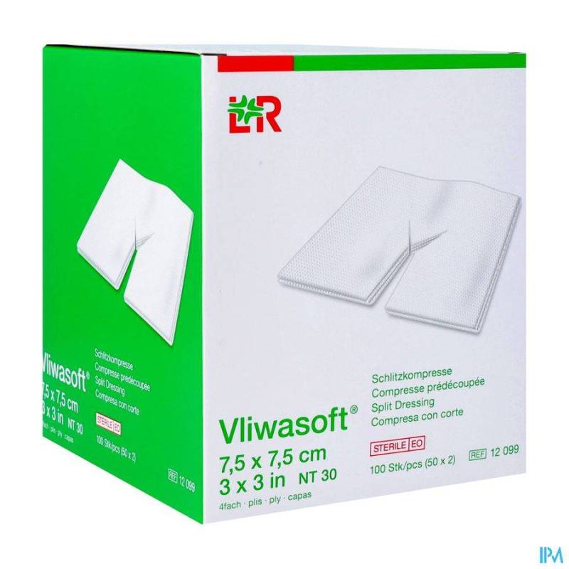 VLIWASOFT CP STER 4PL + FENTE 7,5X7,5CM 2X50 12099