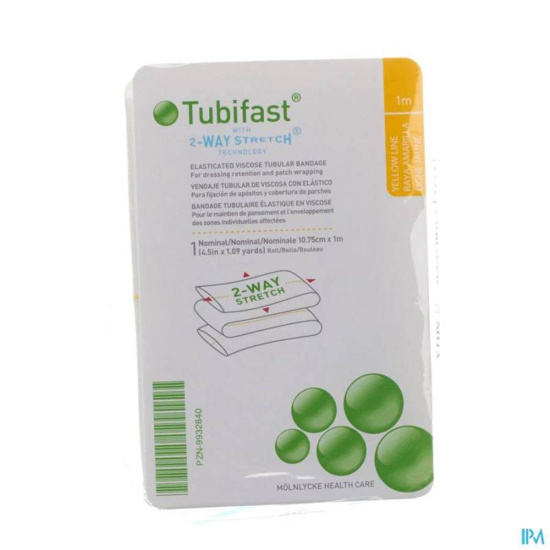 Tubifast Geel 10,75cmx 1m 1 2483